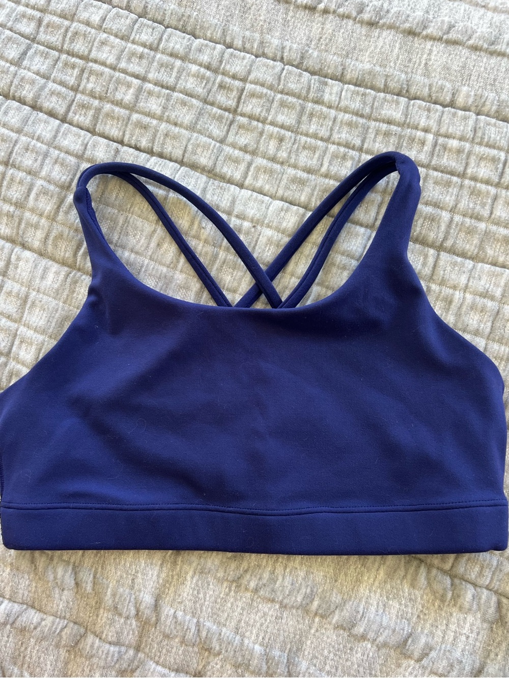Girl’s Navy Strappy Sports Bra - Comfortable Support